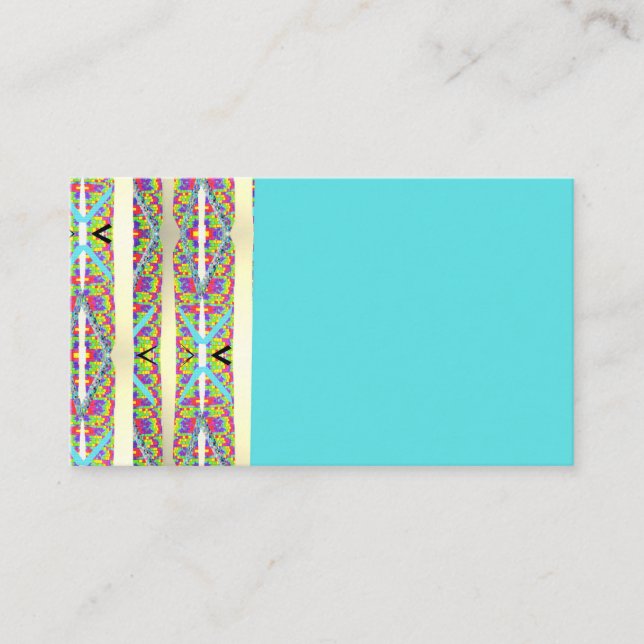 Bolas de joyería barba coloridas tarjetas de negoc (Anverso)