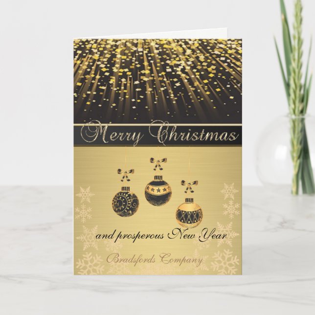 Bolas de Navidad Copos de Nieve, Empresa de Confet (Anverso)