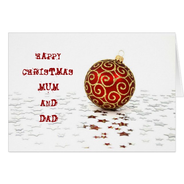 Bolas de Navidades rojos decorativas (Anverso (Horizontal))