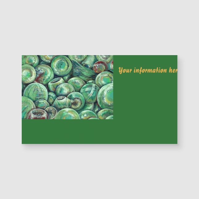 Bolas de Navidades verdes (Anverso)