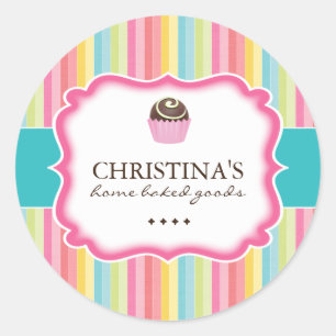 Bolas de pasteles - Pegatinas de embalaje