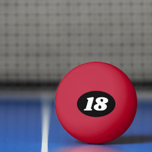 bolas de ping pong color personalizado para el 18 