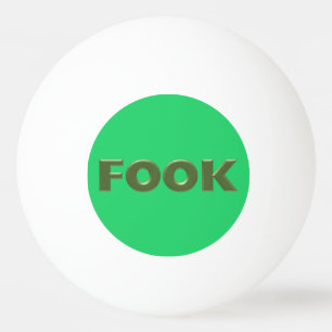 Bolas de ping pong de 1 estrella verde fook