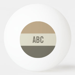 Bolas de ping-pong de encargo del monograma del