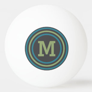 Bolas de ping-pong de encargo del monograma del