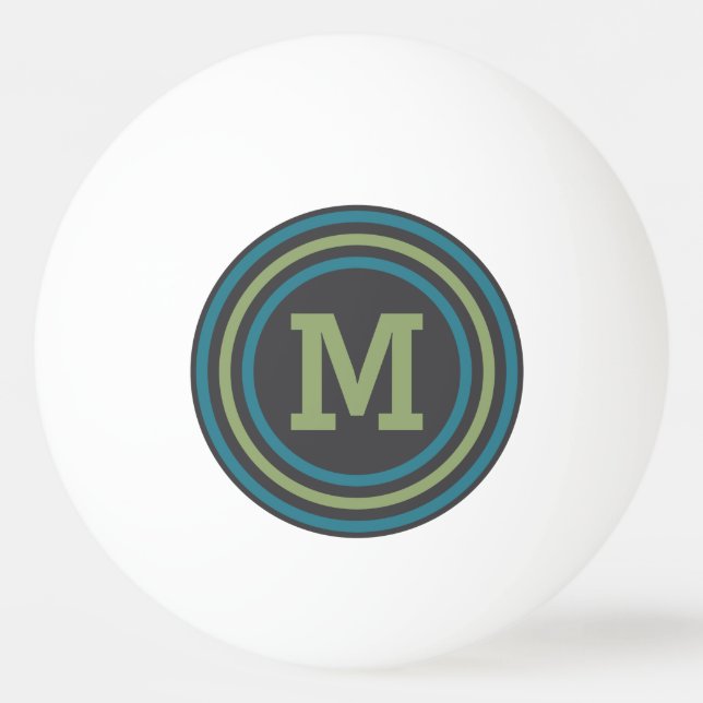 Bolas de ping-pong de encargo del monograma del (Anverso)