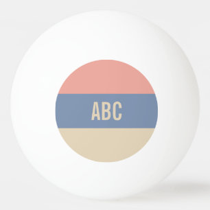 Bolas de ping-pong de encargo del monograma del