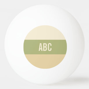 Bolas de ping-pong de encargo del monograma del