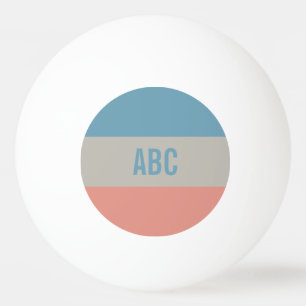 Bolas de ping-pong de encargo del monograma del