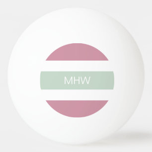 Bolas de ping-pong de encargo del monograma del