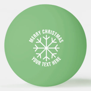Bolas de ping-pong de encargo del navidad para los