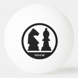 Bolas de ping-pong del monograma del cusom del