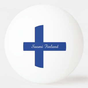 Bolas de ping pong del personalizado de bandera fi