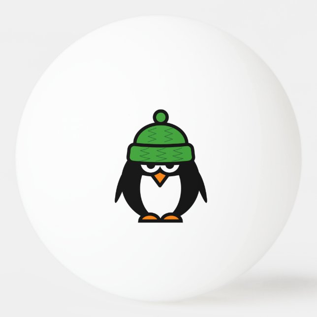 Bolas de ping-pong divertidas del pingüino para (Anverso)