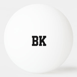 Bolas de ping-pong iniciales cones monograma