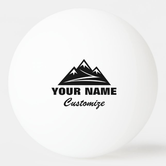 Bolas de ping pong personalizadas con el logotipo  (Anverso)