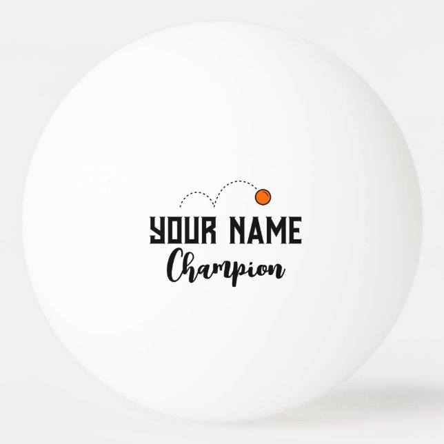 Bolas de ping pong personalizadas para juego de te (Anverso)