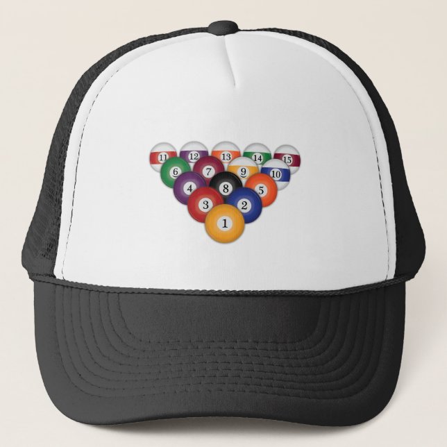 Bolas de piscina/billares: Gorras (Anverso)