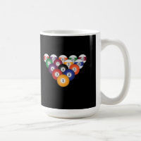 Bolas de piscina/billares: Tazas de café