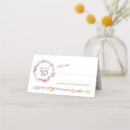 Bolas de plumas de Boho bodas tarjetas de visita