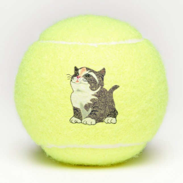 Bolas de tenis de gato (Anverso)