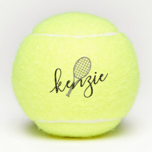 Bolas de tenis de nombre giratorio personalizadas