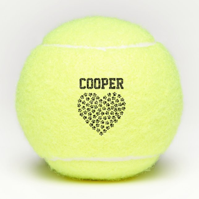 Bolas de tenis de perro personalizadas (Anverso)