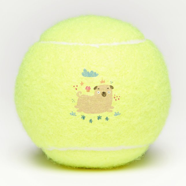 Bolas de tenis de Puggy (Anverso)
