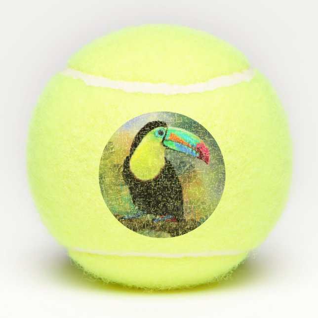 Bolas de tenis de Toco Toucan (Reverso)