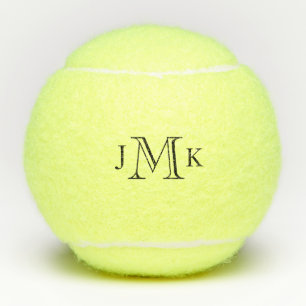Bolas de tenis monograma Personalizado personaliza