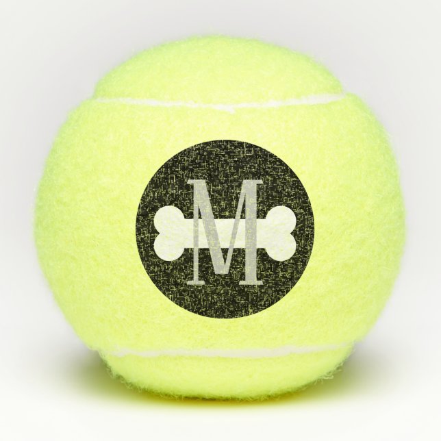 Bolas de tenis monogramo para personalizado de per (Anverso)