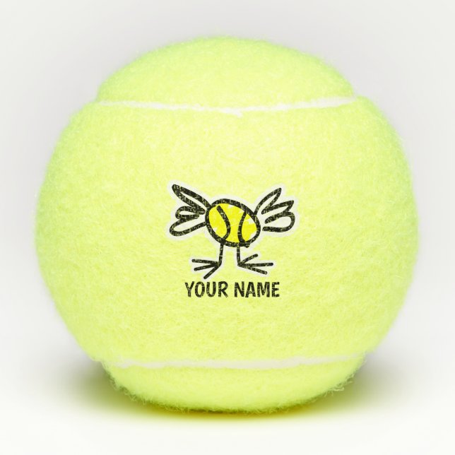 Bolas de tenis personalizadas con un diseño bonito (Anverso)
