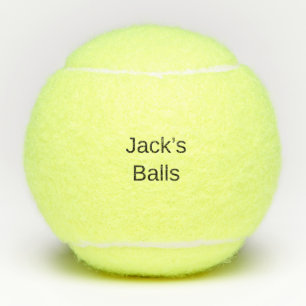 Bolas de tenis personalizadas divertidas