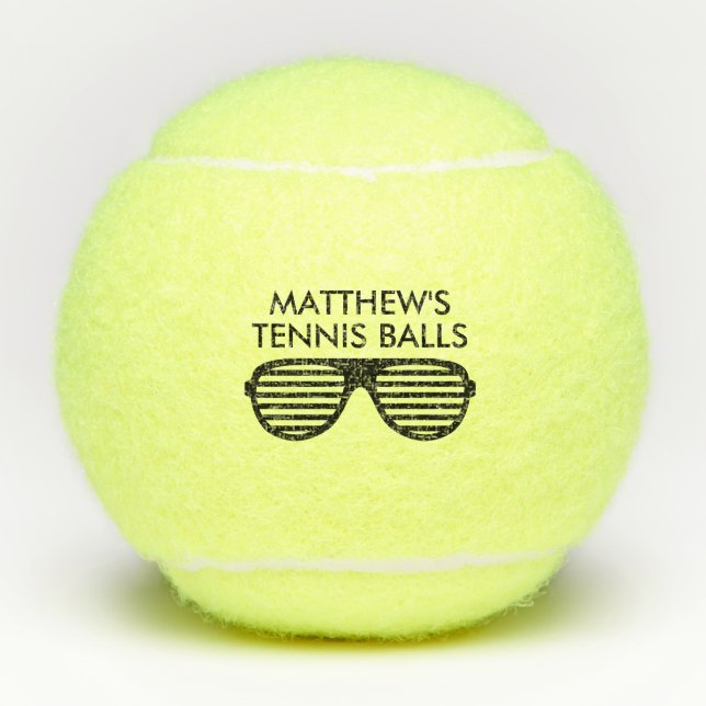 Bolas de tenis personalizadas impresas con un logo (Anverso)