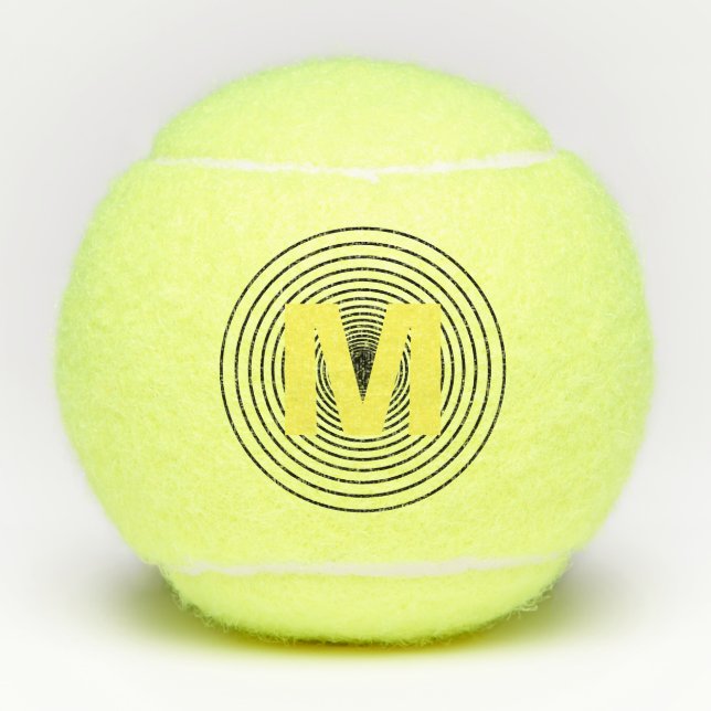 Bolas de tenis personalizadas monograma (Anverso)