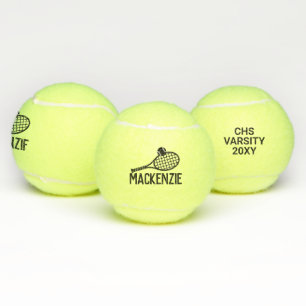 Bolas de tenis Personalizado de nombre negrita per