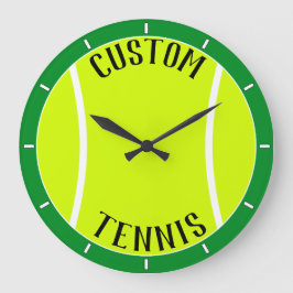 Bolas de tenis Reloj personalizado de texto y pare