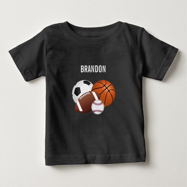 Bolas deportivas camiseta personalizada (Anverso)