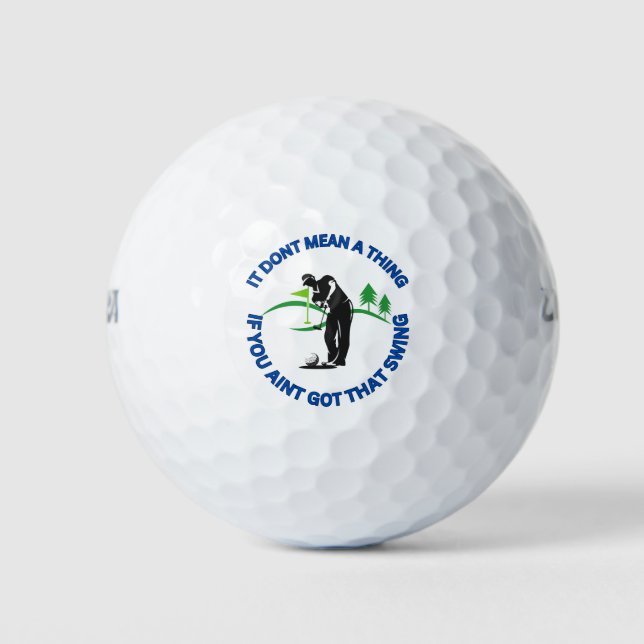 Bolas divertidas de golf para hombres (Anverso)