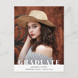 BOLD   Invitación moderna a graduación de fotos