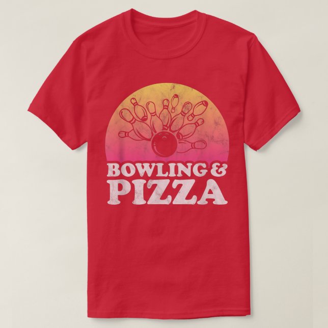 Bolera y camiseta de pizza (Diseño del anverso)