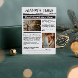 Boletín Colaje de Fotos de Archivo de Navidad