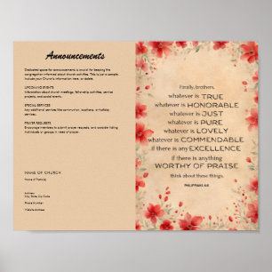 Boletín de la Iglesia para descarga e impresión