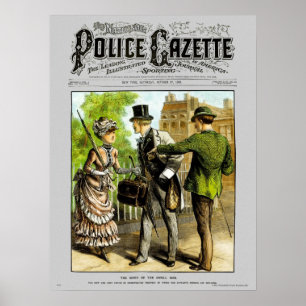 Boletín de posters de la policía