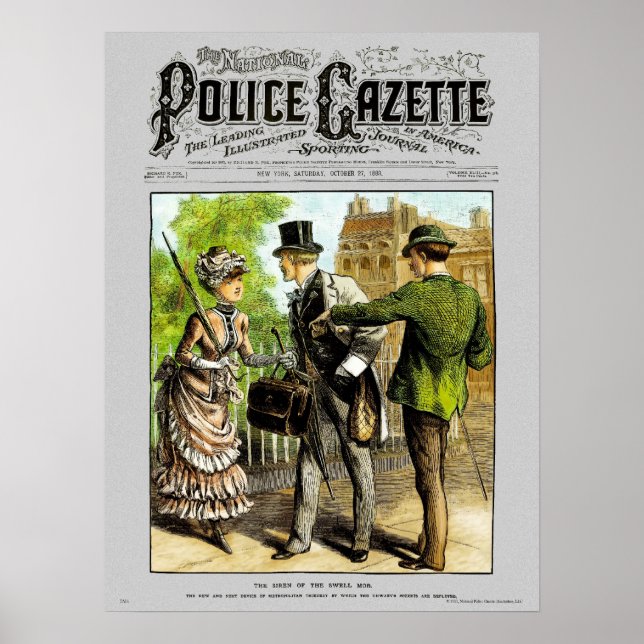 Boletín de posters de la policía (Frente)