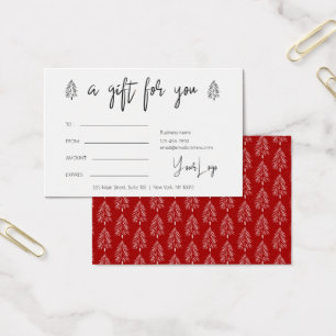 Boletín de regalo para Navidades modernos