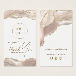 Boleto de agata de oro de marfil