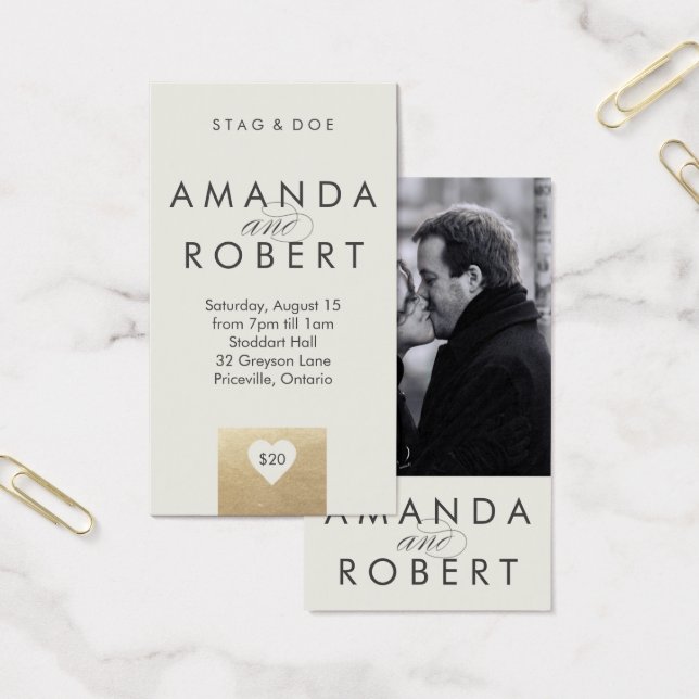 Boleto de oro y estadio de perro, crema (Oficina)