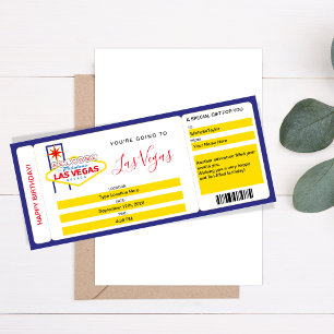 Boleto de Tarjeta de Embarque Sorpresa Fin de Sema