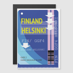 boleto de viaje a Helsinki Finlandia